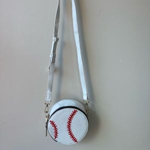 Baseball cross body bag